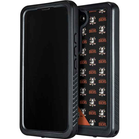 NHL Anaheim Ducks Pattern Galaxy S24 Waterproof Case